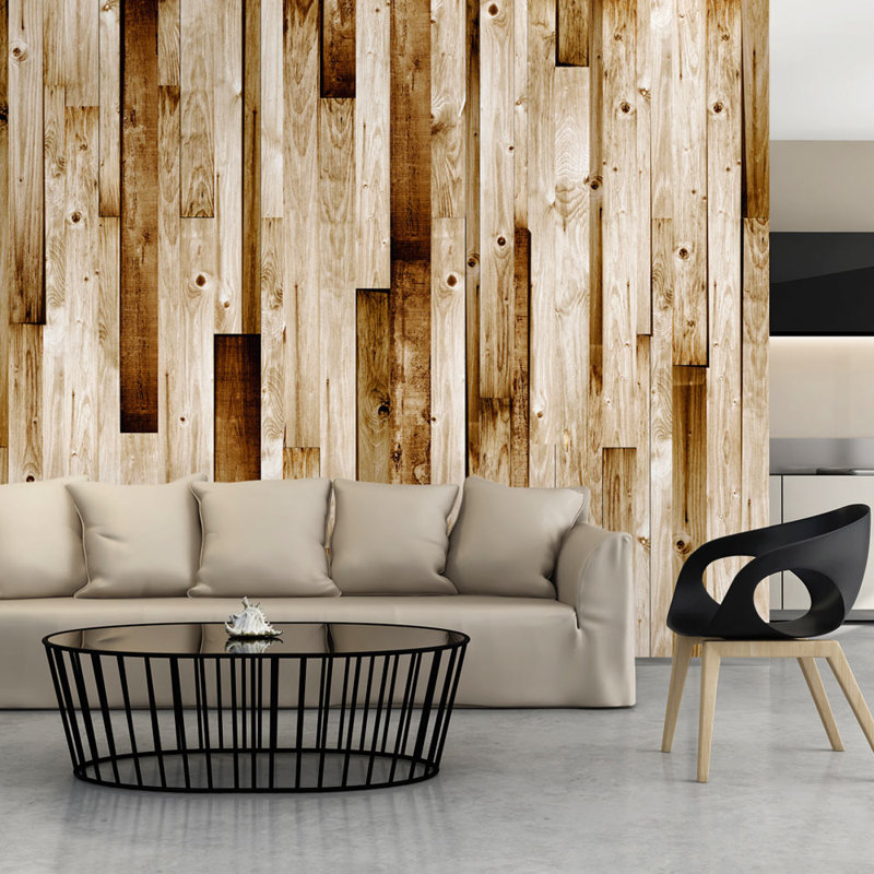 Wooden boards Semi-Gloss Paste the Wall Mural