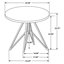 Table basse ronde et ensemble de table de bout