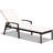 Outdoor Wicker Chaise Lounge , Cushion Included