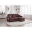 Canapé modulaire en L avec rangement coulissant, repose-pieds et oreillers, chargement USB, porte-gobelet, conception convertible pour le salon, appartement, tissu en velours côtelé-425879426