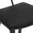 26" Modern Upholstered Low Back Rattan Wood Counter Height Stool-96885272-87883302