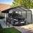 12x20 Outdoor Metal Carport with Galvanized Steel Roof, Heavy Duty Canopy for Car, Truck, and Multi-Purpose Garage Shed