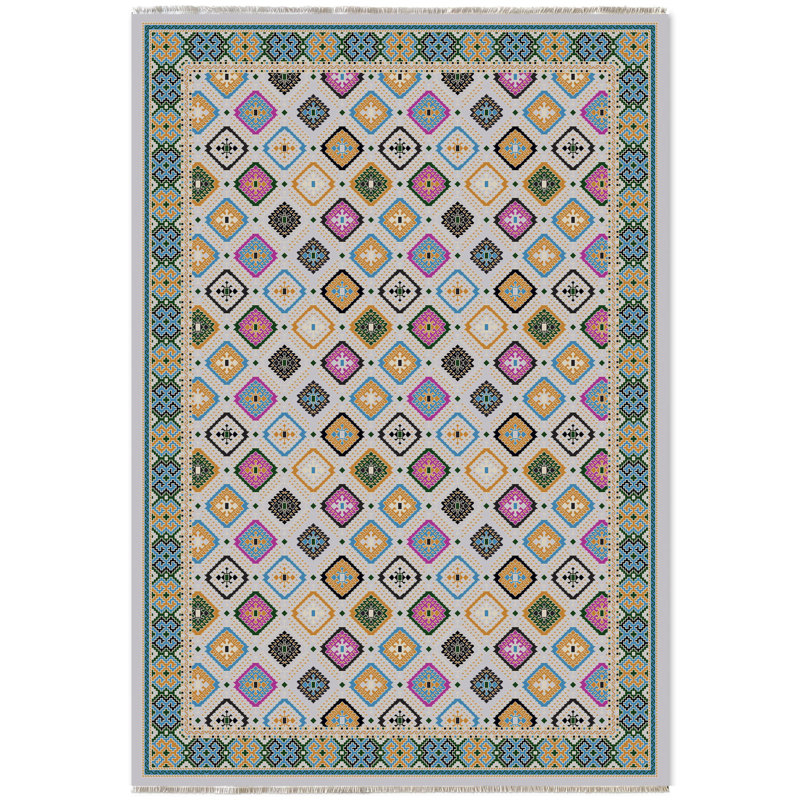 Tapis Zyir avec envers antidérapant, Tapis de couloir 5 pi 3 po x 14 pi 10 po