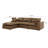 Hadleigh Brown Leather Modular Sectional