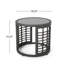 Table d'appoint ronde d'extérieur 18,25 po Tatiana
