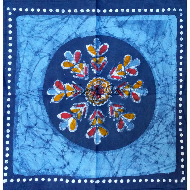 Ensemble de quatre serviettes en coton Pagur Batik
