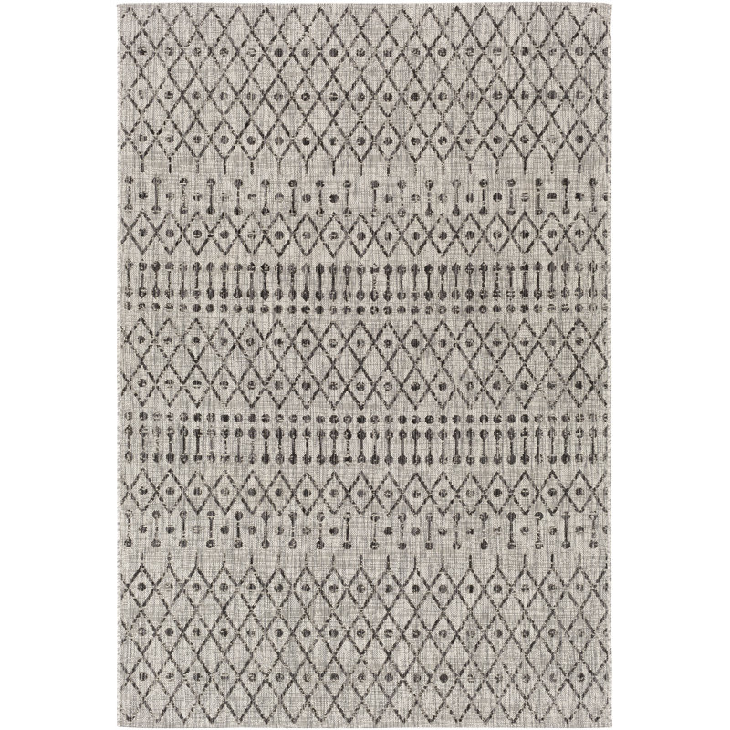 Hongming Indoor / Outdoor Rug, Rectangle 4' x 6'
