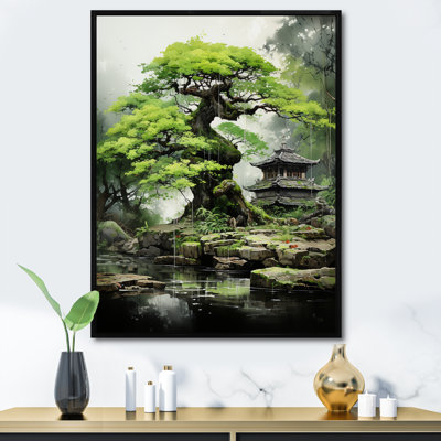Japan Bonsai Serenity I - Japan Art Wall Art For Living Room