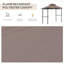 Villegas 2.5m x 1.5m Metal BBQ Gazebo