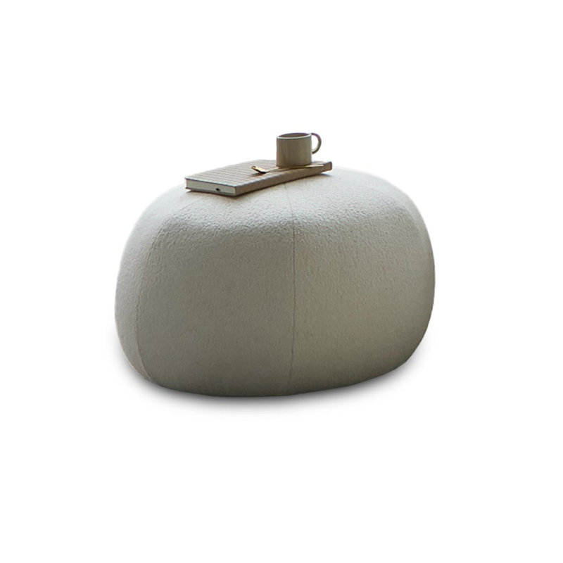54cm Wide Round Footstool Ottoman