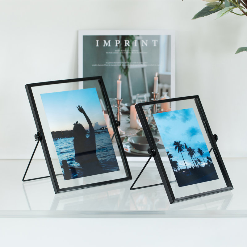 Hughe Black Metal Matte Picture Frame