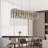 Modern Oval Crystal Ceiling Chandelier Luxury Home Decor Light Fixture (No Bulbs)