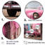 Impression de voiture rose à Cuba - Reproduction d'art voiture classique-176920316-176920295