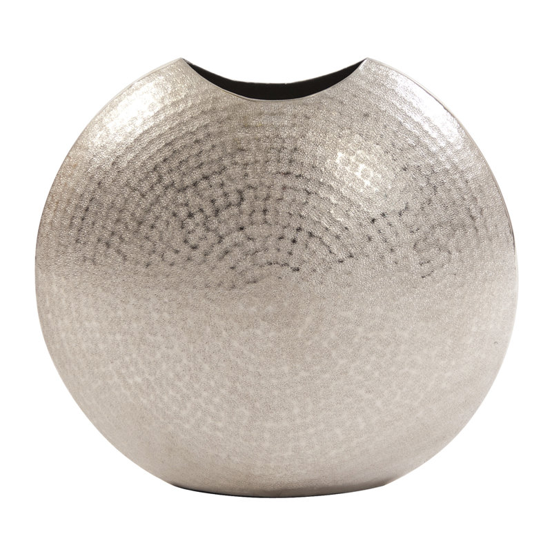 Boadicea Aluminum Table Vase, 10.25" H x 10.75" W x 5" D