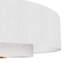 Jasmine Roth x Hunter 30 inch White and Gold Brookside Fandelier Indoor Ceiling Fan with Lights and Remote-108954369
