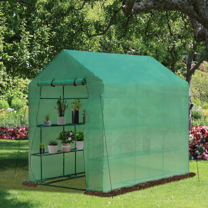 7' W x 4.6' D Hobby Greenhouse