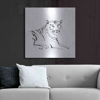 Art luxueux en métal «Animaux d'Afrique III» par Chris Pac «Animaux d'Afrique III» par Chris Paschke