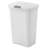 Sterilite 13 Gallon TouchTop Wastebasket with Titanium Latch, White (12 Pack)