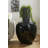 River Stone Side Table, Gel Coat Black