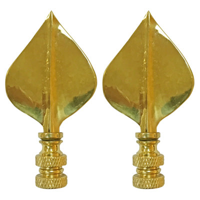 Spade Leaf Lamp Finial