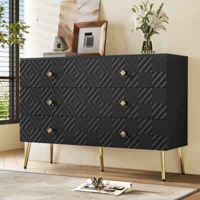 6 - Drawer Rectangle Accent Chest