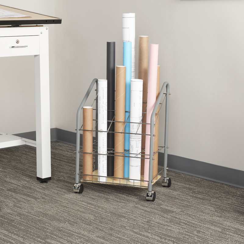 Wire Roll File Filing Cart