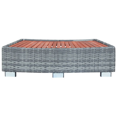 Poly Rattan Spa Step