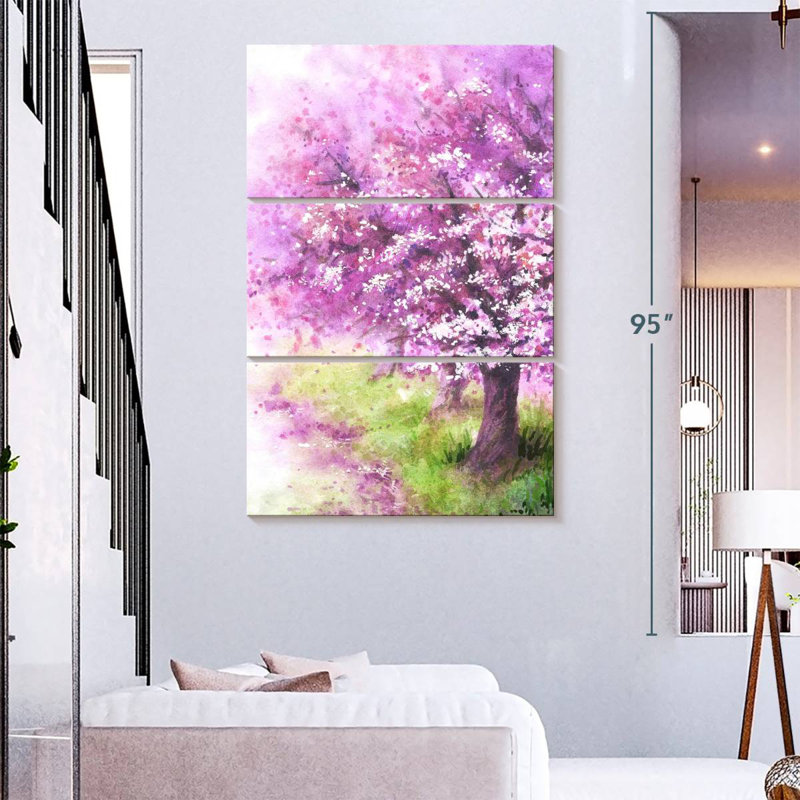 Arbre Harnek printemps mauve Sakura, H 74 po x l 48 po