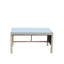 Table basse d'extérieur 1 table basse avec verre trempé transparent