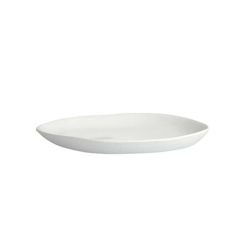Sandia Melamine Salad Plate, White