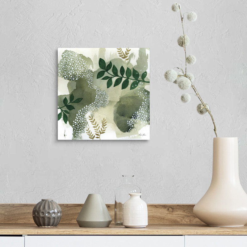 Art mural sur toile Woodland Walk IV, H 12 po x l 12 po, Toile tendue