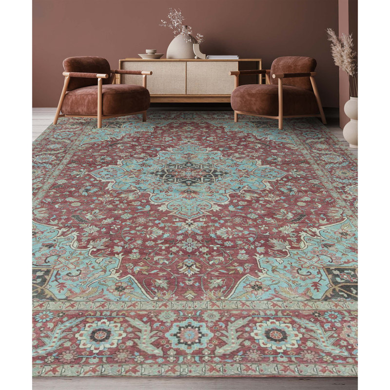 Wool Oriental Area Rug, Rectangle 9' x 11'10"