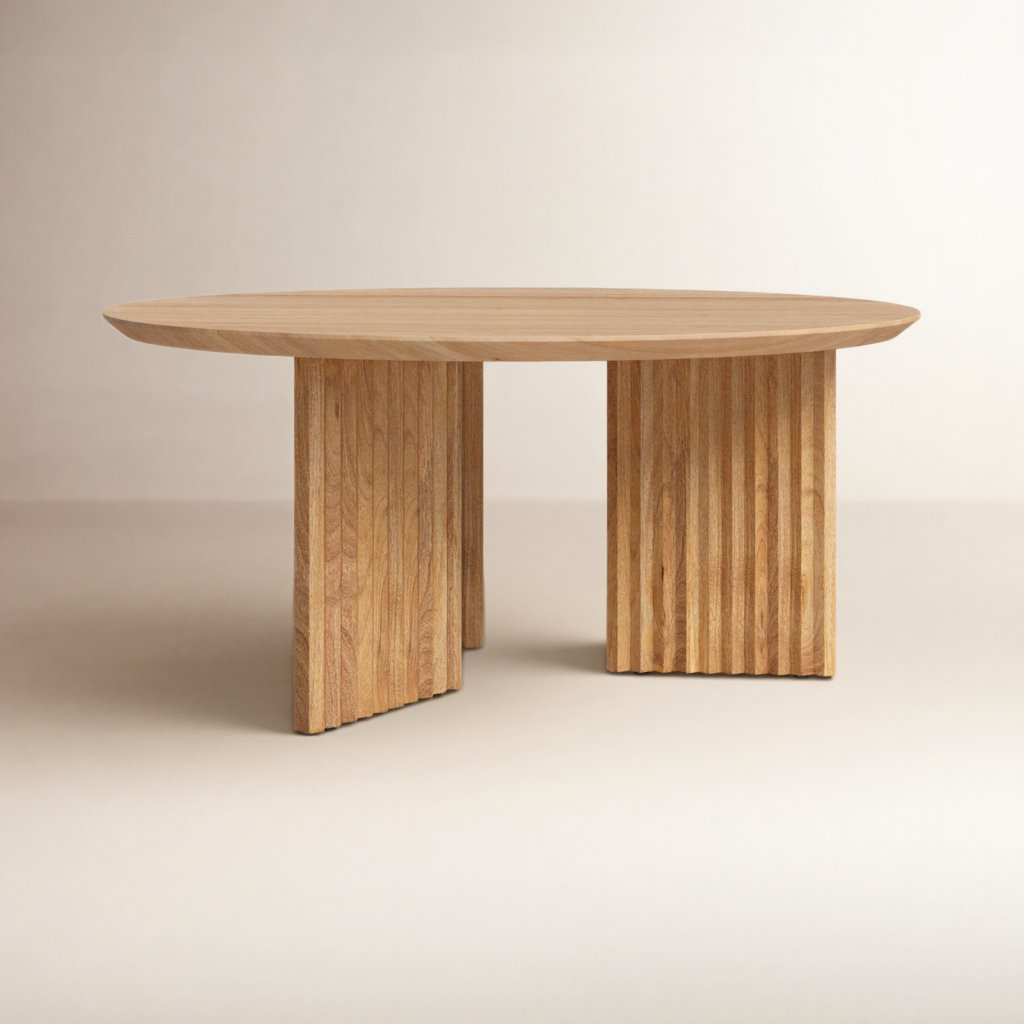 Edianna 36" Mango Coffee Table, Brown