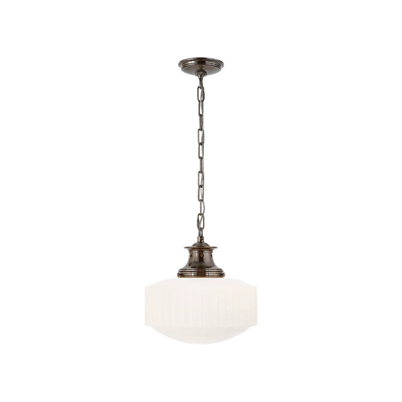 Thomas O'Brien Milton Road Flush Mount, Antique Nickel