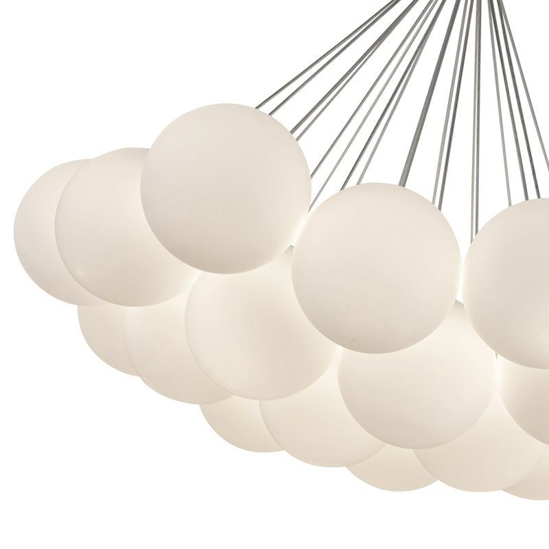 Bolla 19 - Light Chrome LED Cluster Pendant
