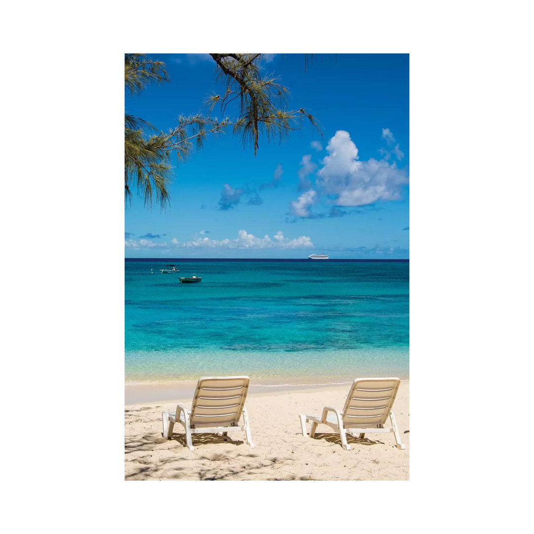 Governor's Beach, Grand Turk Island, Turks And Caicos Islands, Caribbean by Michael DeFreitas - Wrapped Canvas Print
