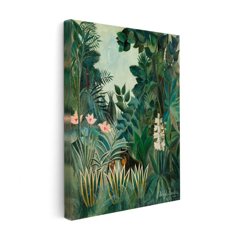 Henri Rousseau - Jungle équatoriale No2, Unframed, Canvas, 18"H x 24"W