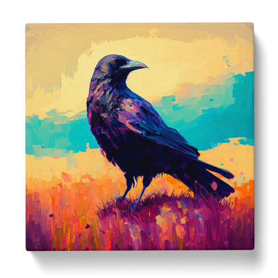 Crow Colour Field Painting - Print