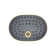 Statement™ 2.5 GPM Oval Multifunction Showerhead with Katalyst Air-Induction Technology