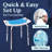 Aayza 20'' W Metal Shower Bench