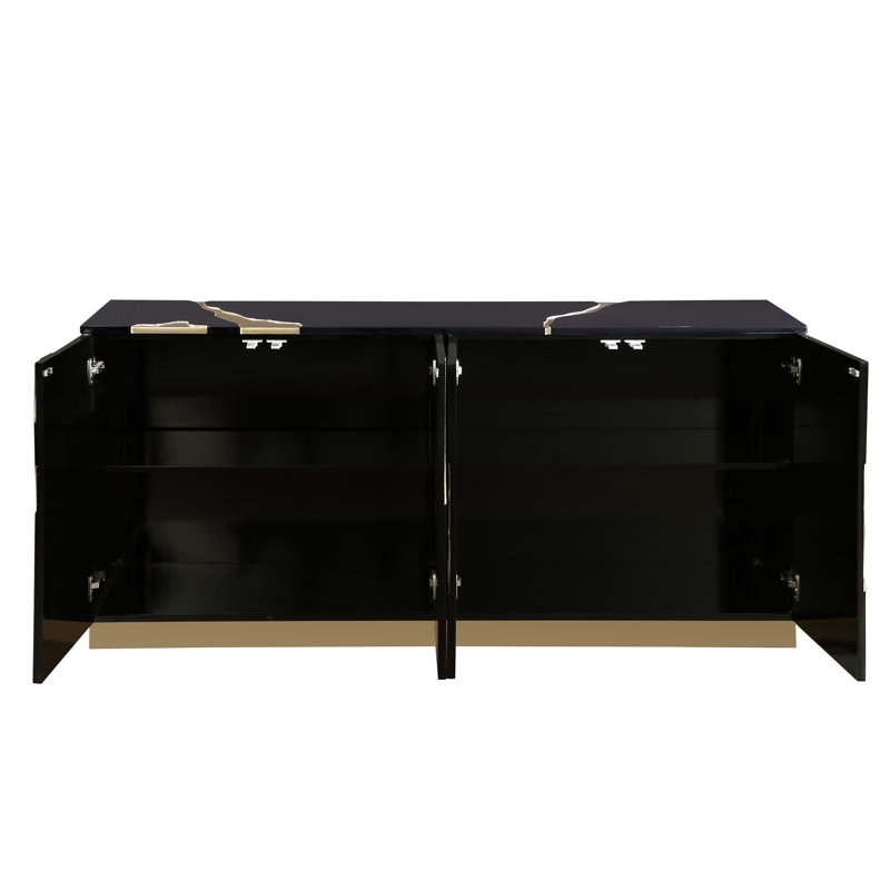 Wantaugh 66'' Sideboard, Black