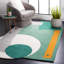 Tapis vert / ivoire Saidey-1984252753