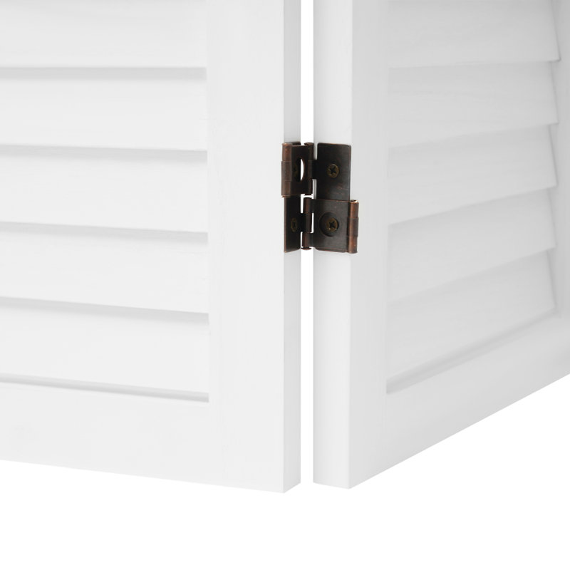 3 Panel  Freestanding Room Divider Screen, White