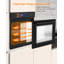 Built-In Convection Oven 24 Inch | 2.5 Cu Ft 3D Heating Touch Display | 3000W Electric Oven with Air Fry Function, 8 Cooking Modes, 108 Smart Recipes, Stainless Steel Black