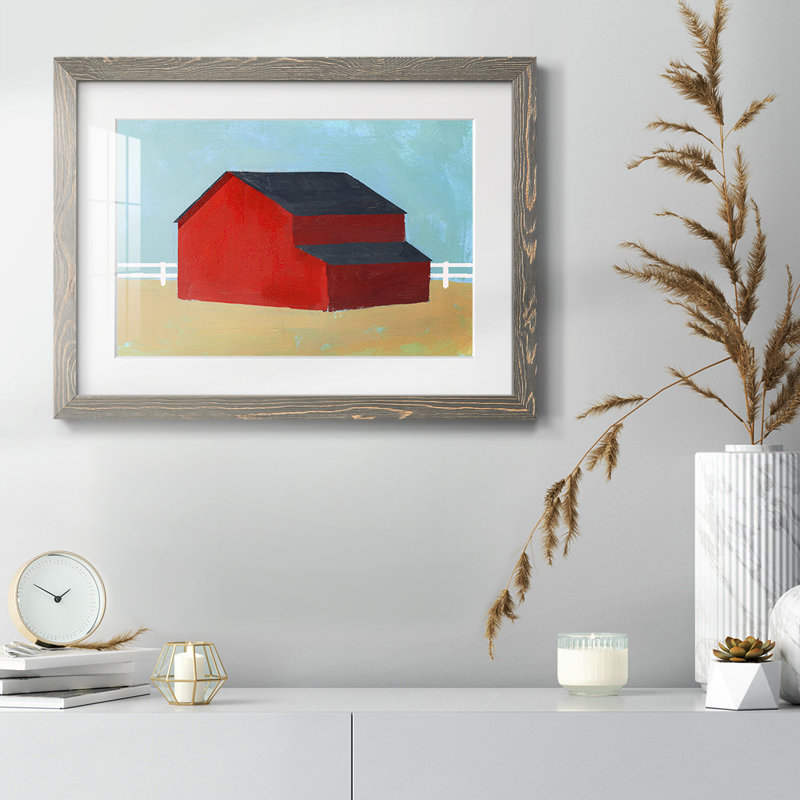 Big Red One II, reproduction sur papier encadrée, Gris, H 22 po x l 32 po x P 1,5 po