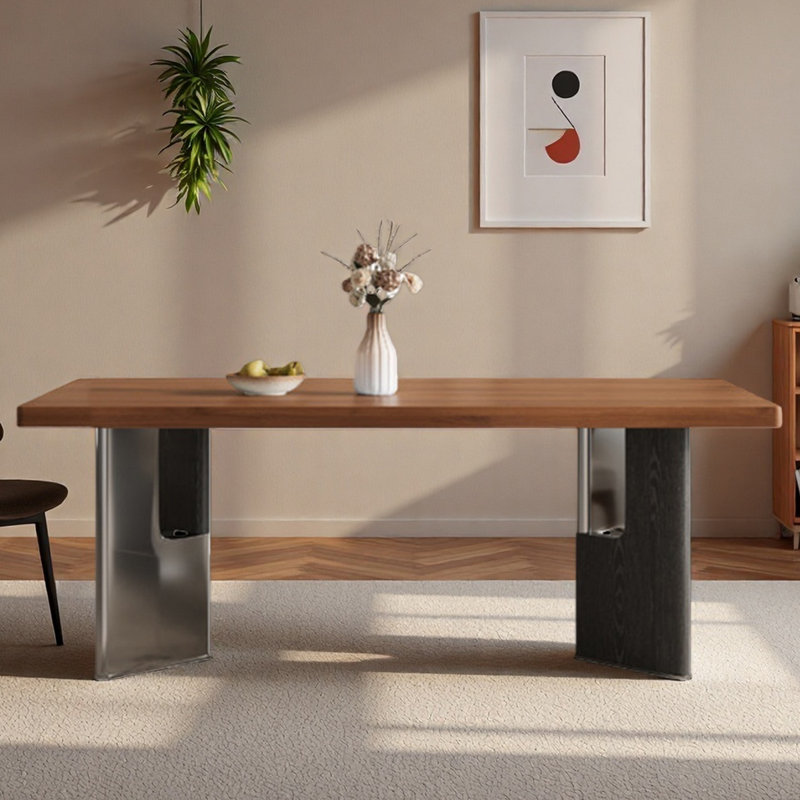 Table de salle à manger rectangulaire, H 29,53 po x L 70,87 po x l 35,43 po