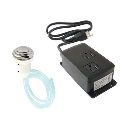 Kingston Brass Gourmetier Dual Outlet Garbage Disposal Air Switch Kit