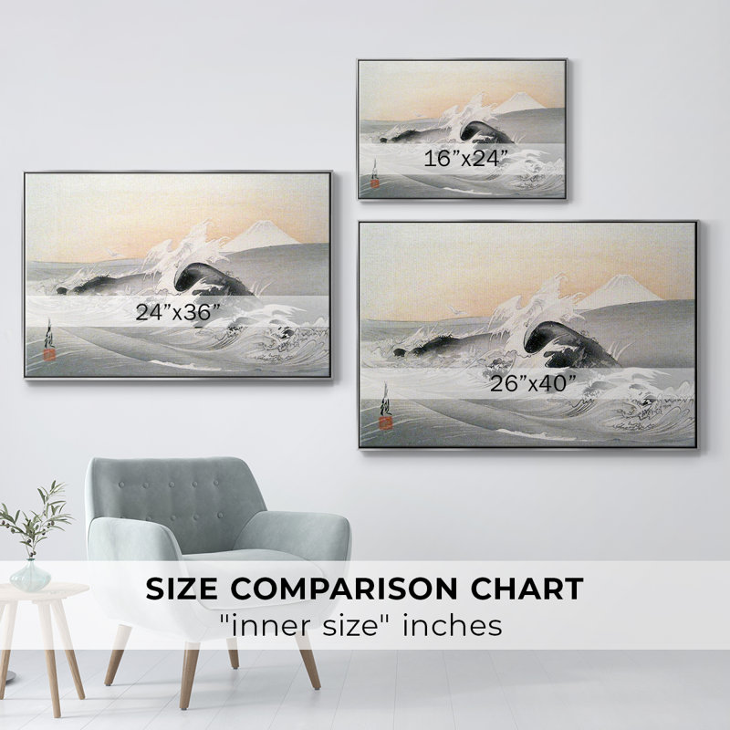 «Vintage Landscape - CECI» sur toile, Toile argentée avec cadre flottant, H 27 po x l 41 po x P 2 po