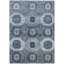 Tapis bleu intérieur / extérieur lavable à la machine Xhevrie-957145619