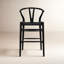 Tabouret de bar / de comptoir en bois massif Fairbanks-869017182-869017180-869017178